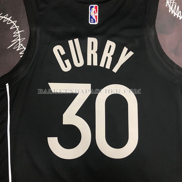 Maillot Golden State Warriors Stephen Curry NO 30 Select Series 2022 Noir